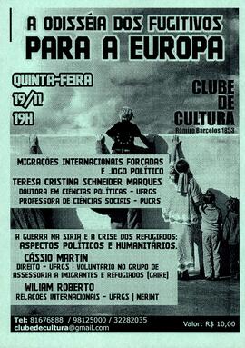 A odisseia dos fugitivos para a Europa