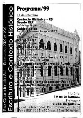 RS no século XIX - Escritura e contexto histórico