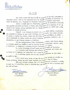 Ata da Diretoria nº 255