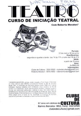 Curso de Iniciação Teatral