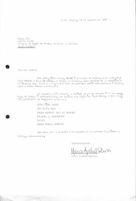 Solicitação de Cedência de espaço - Maria Izabel Schissi