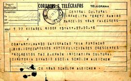 Telegramas de felicitacoes 15