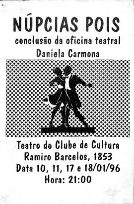 Núpcias pois - conclusão da oficina teatral