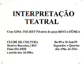 Interpretação Teatral