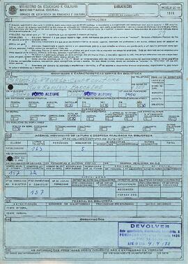 Registro de Regularidade da Biblioteca I. L. Peretz