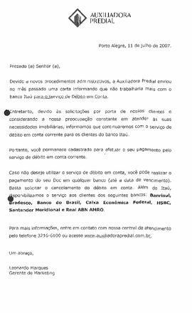 Informação ao Condomínio - 11/07/2007
