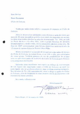 Solicitação de Cedência de espaço - Graça Nunes