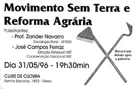 Movimento Sem Terra e Reforma Agrária