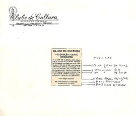Edital de Convocação - Assembleia Geral 15/07/2002