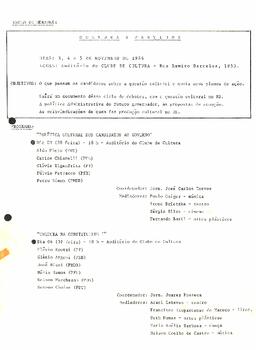 Debate Cultura X Partidos