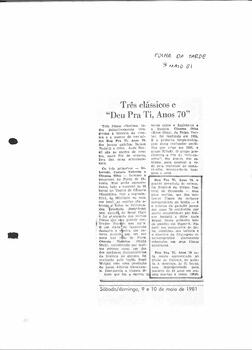 Clipagem Deu pra ti anos 70