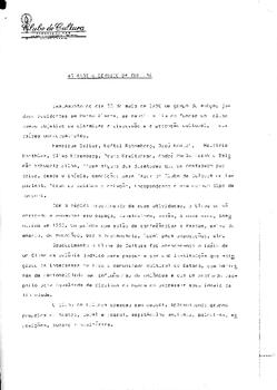 Relatos sobre a trajetória do Clube de Cultura 3