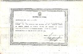 Certidão do Ministério da Cultura - 1987