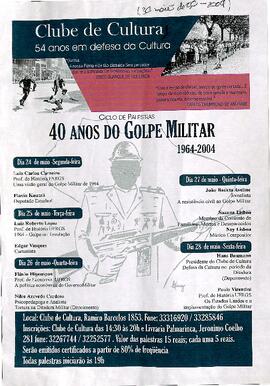 40 anos do golpe militar