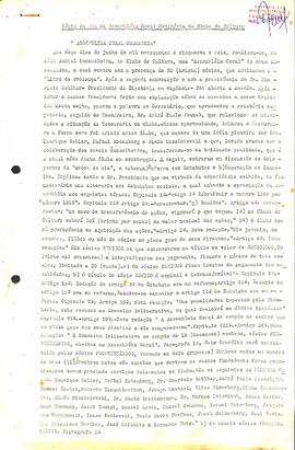 Ata do Conselho Deliberativo nº 38