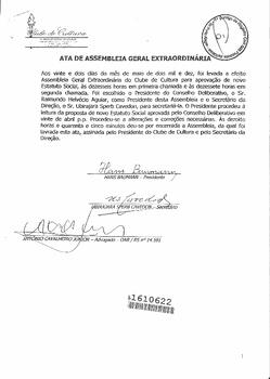 Ata do Conselho Deliberativo - 22/10/2010
