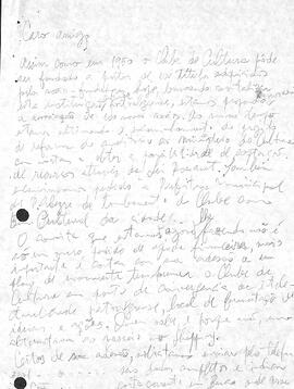 Texto sobre novos socios