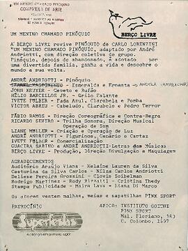 Um menino chamado Pinóquio