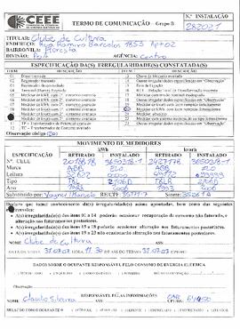 Termo de Irregularidade - CEEE