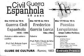 Guerra Civil Espanhola - 60 anos