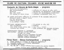 Clube de Cultura - 35 anos