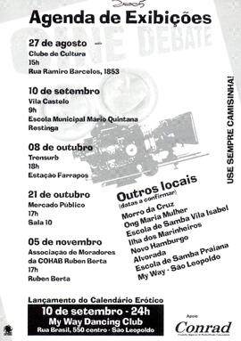 Agenda de exibições