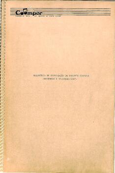 Relatório de Divulgação COOMPOR 1