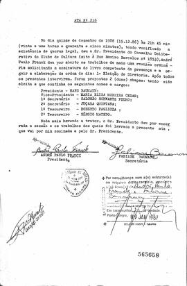 Ata do Conselho Deliberativo nº 216