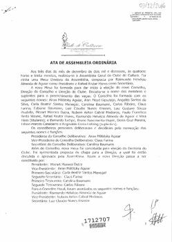 Ata do Conselho Deliberativo - 03/12/2016