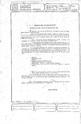 Portaria do Ministério da Cultura - 1987