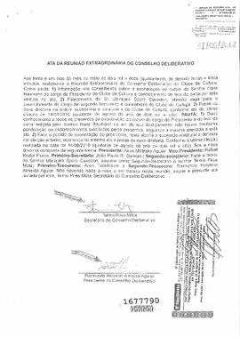 Ata do Conselho Deliberativo - 31/05/2012