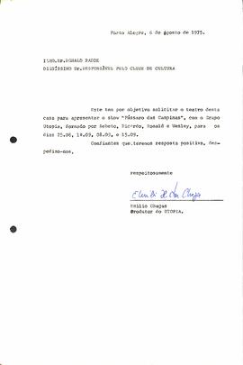 Solicitação de Cedência de Espaço - Pássaro das Campinas