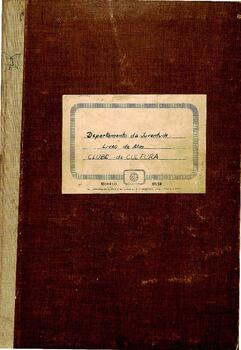Livro de Atas do Departamento Juvenil - nº 1 a 30