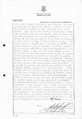 Certidão de Regularidade em Saúde Pública