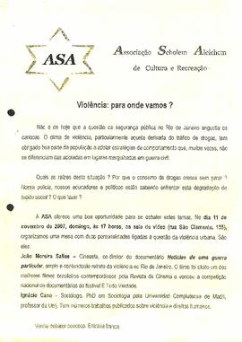 Ass. Scholem Aleichem 1