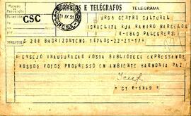 Telegramas de felicitacoes 5