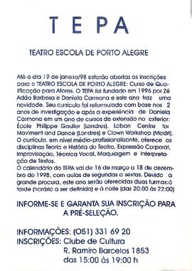 Teatro Escola de Porto Alegre - TEPA